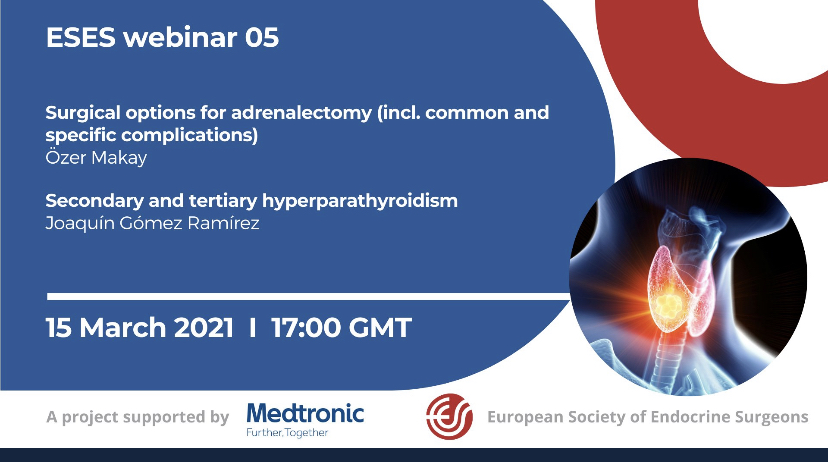 Webinar en la Asociación Europea de Cirujanos Endocrinos.