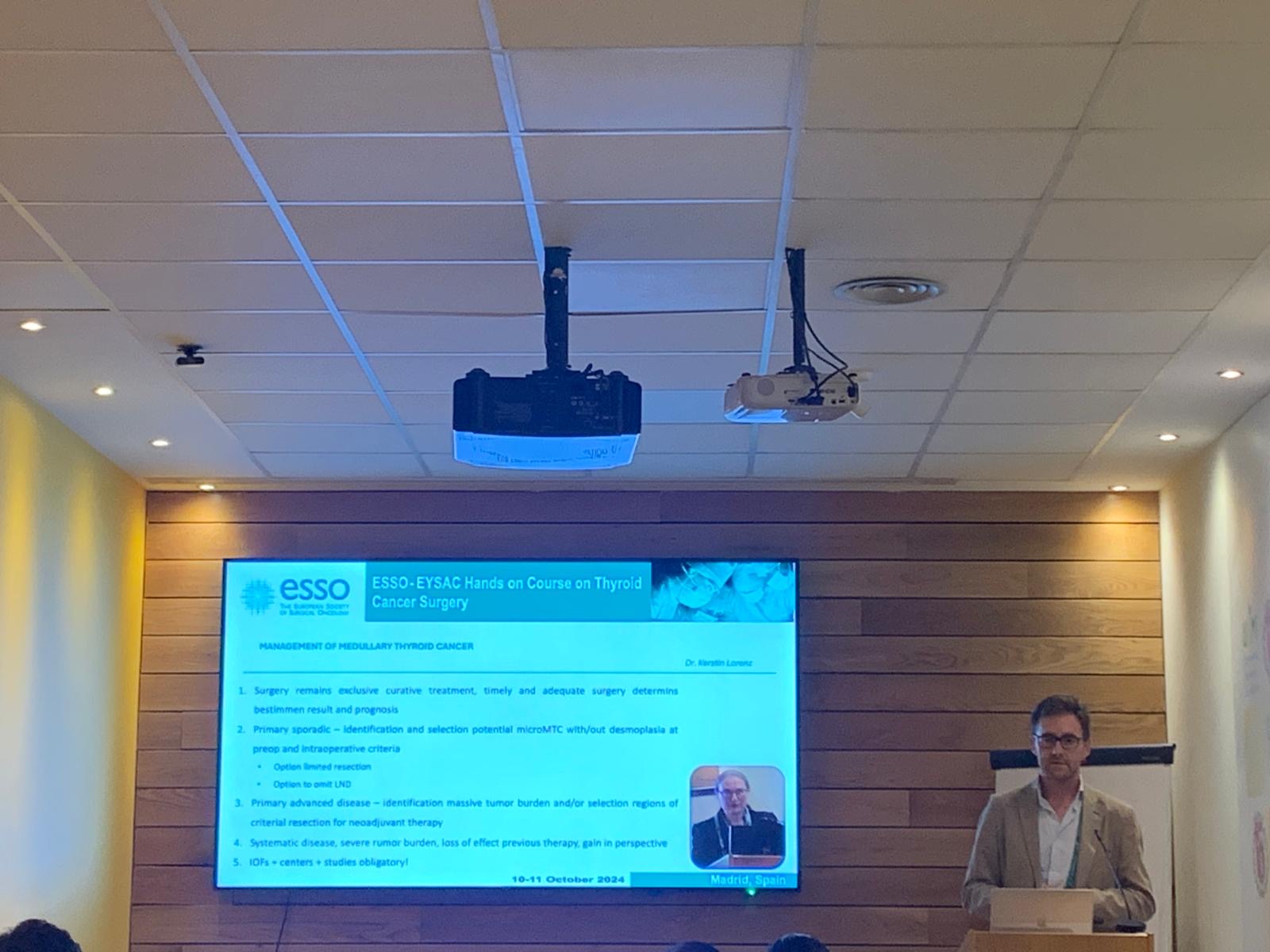 ESSO Hands-on Course on Thyroid Cancer Surgery 10-11 October 2024, Madrid, Spain